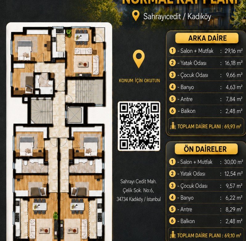 MYHOME99 normal kat planı